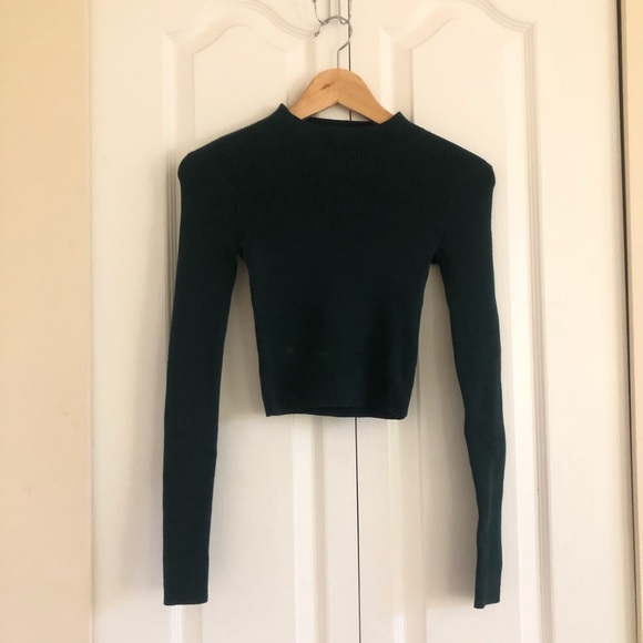 Talula Mockneck Sweater Cropped - Picture 1 of 4